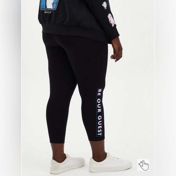 NWT Torrid Beauty and the beast zip up hoodie and leggings set size 3 - Picture 3 of 8